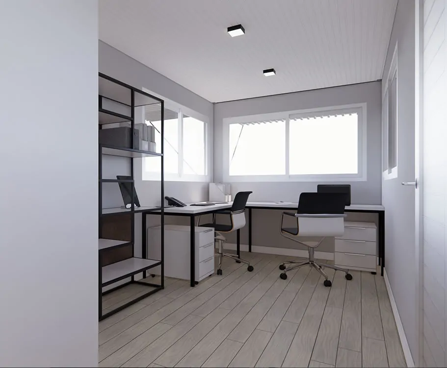 Cabina de seguridad detalle