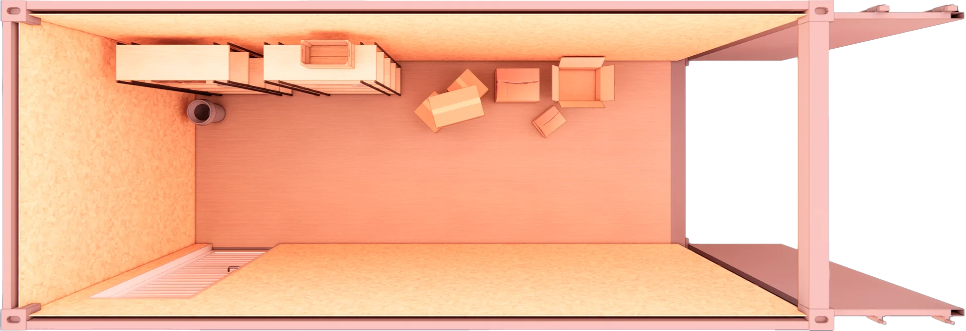 Dep&oacute;sito dimensiones